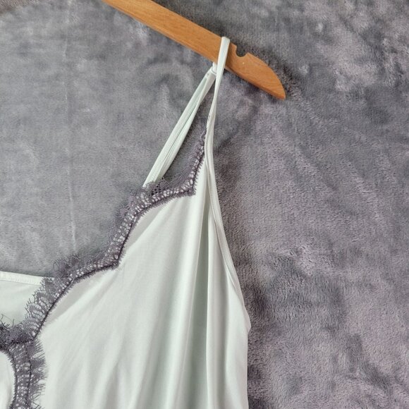 Womens Green‎ Peplum Cami Top Scallop Lace Trim Sleeveless Casual lace cami Vibe - Picture 2 of 9